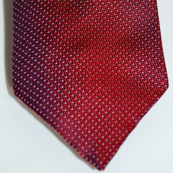 Frank Theak & Roskilly London Luxury Necktie Red Formal Business Holiday - Picture 1 of 3